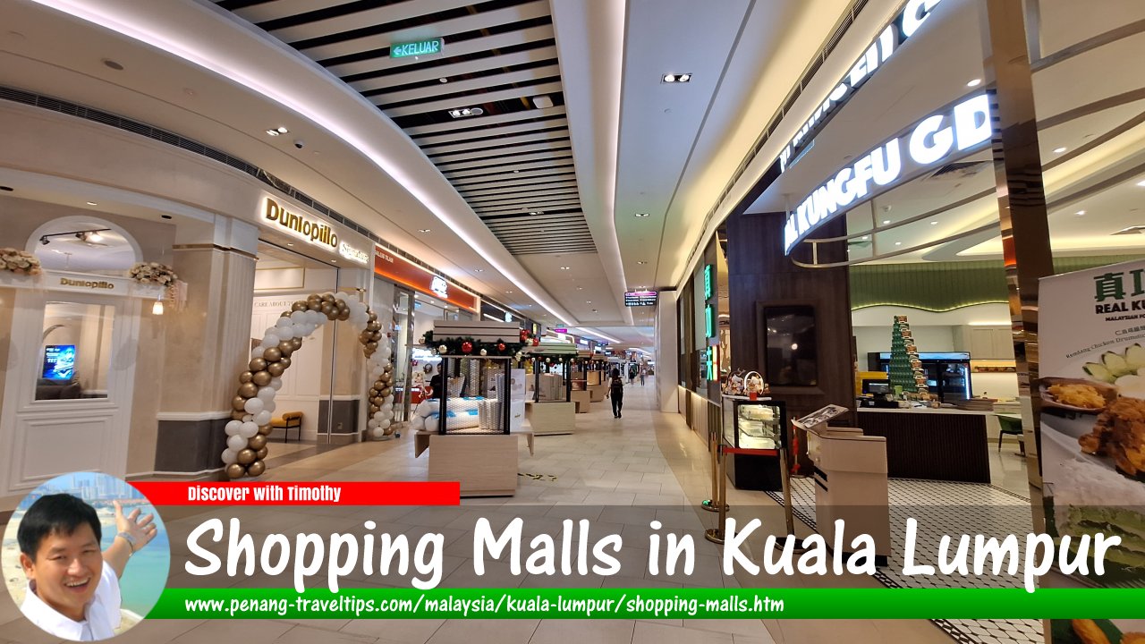 Shopping malls in Kuala Lumpur