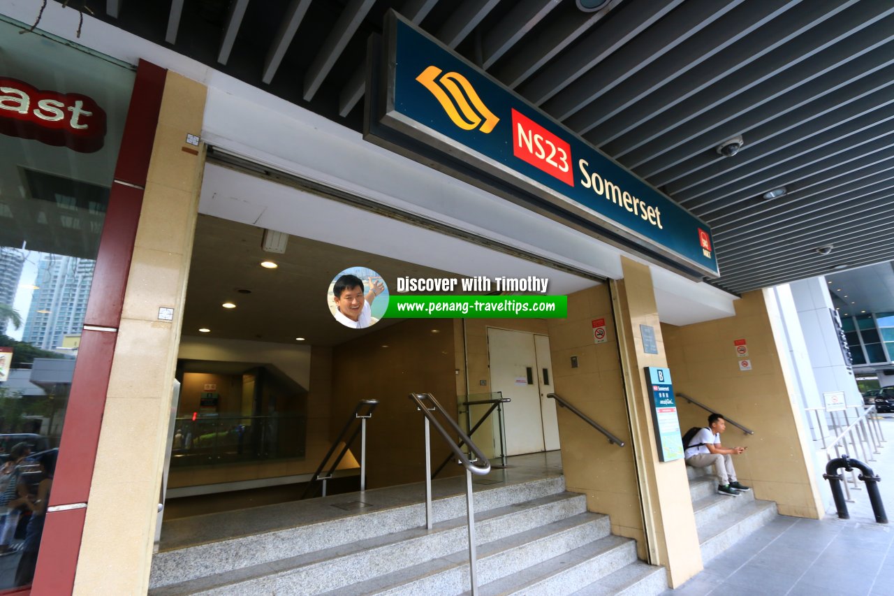 Somerset MRT Station Singapore