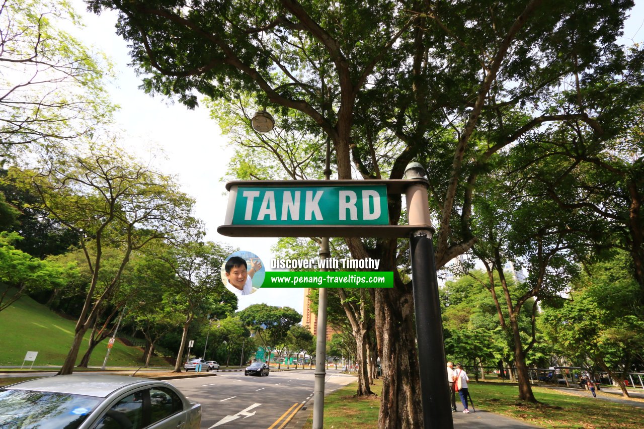 Tank Road roadsign