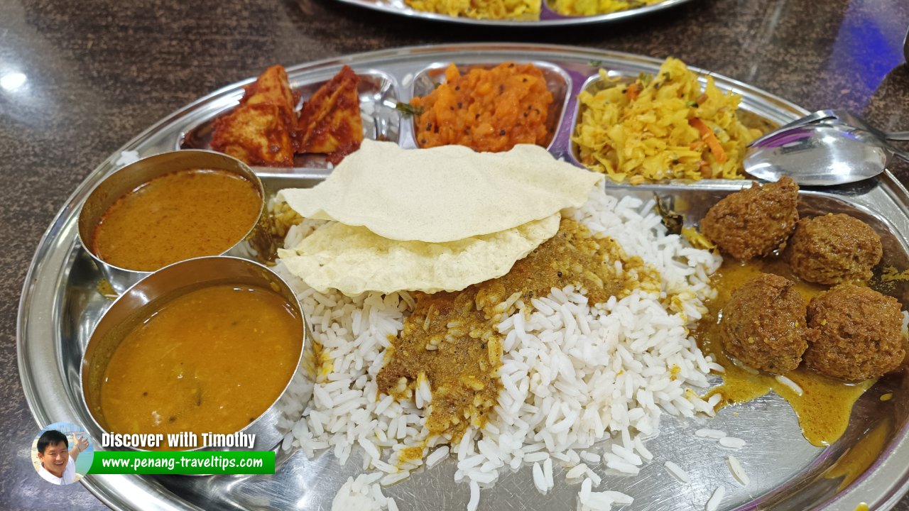 Thali Vegetarian Cafe, George Town, Penang