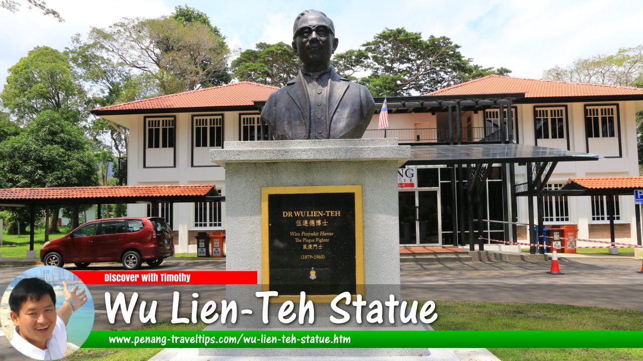 Wu Lien-Teh Statue, Penang Institute, George Town, Penang