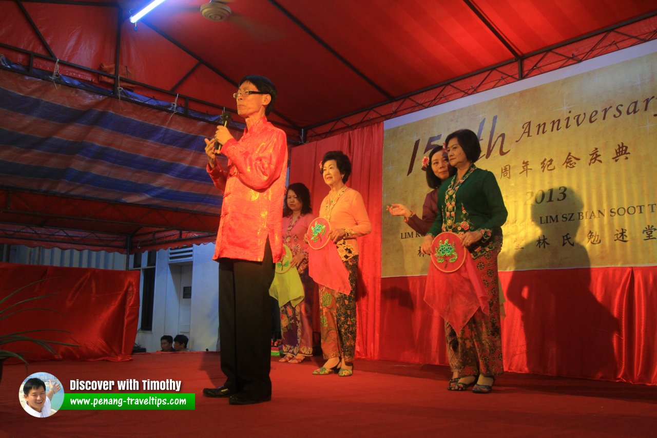 Baba Johny at Lim Kongsi 150th anniversary