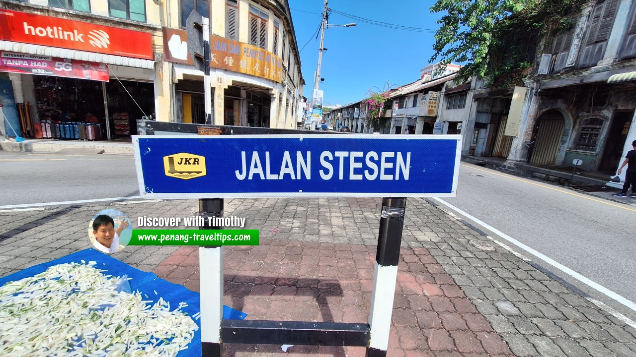 Jalan Stesen roadsign, Bukit Mertajam