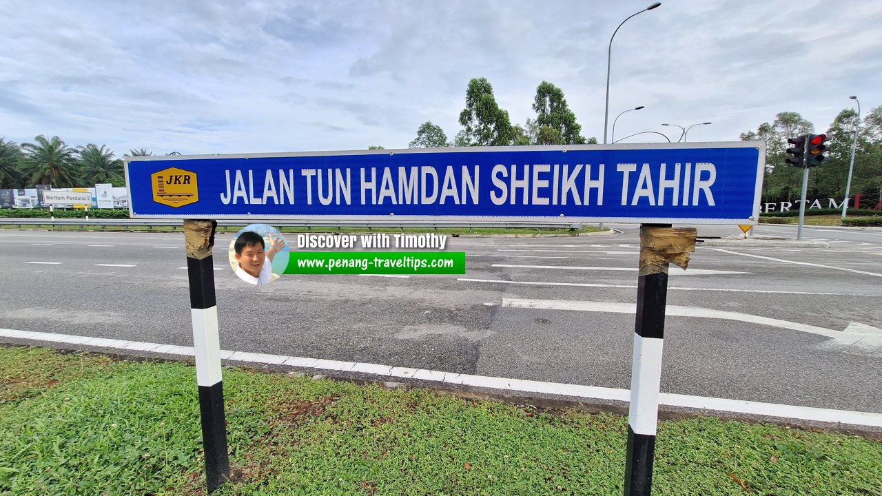 Jalan Tun Hamdan Sheikh Tahir, Kepala Batas