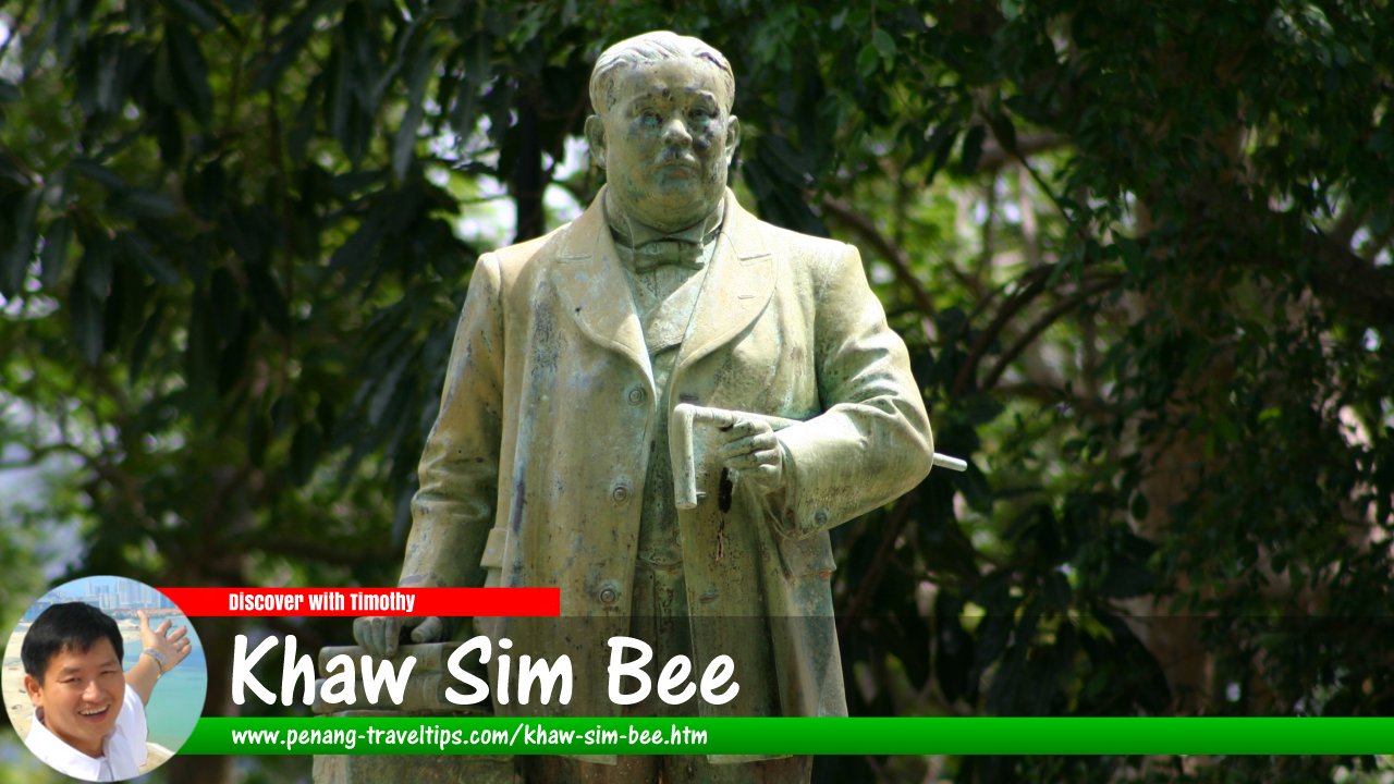 Khaw Sim Bee, also known in Thai as Phraya Ratsadanupradit