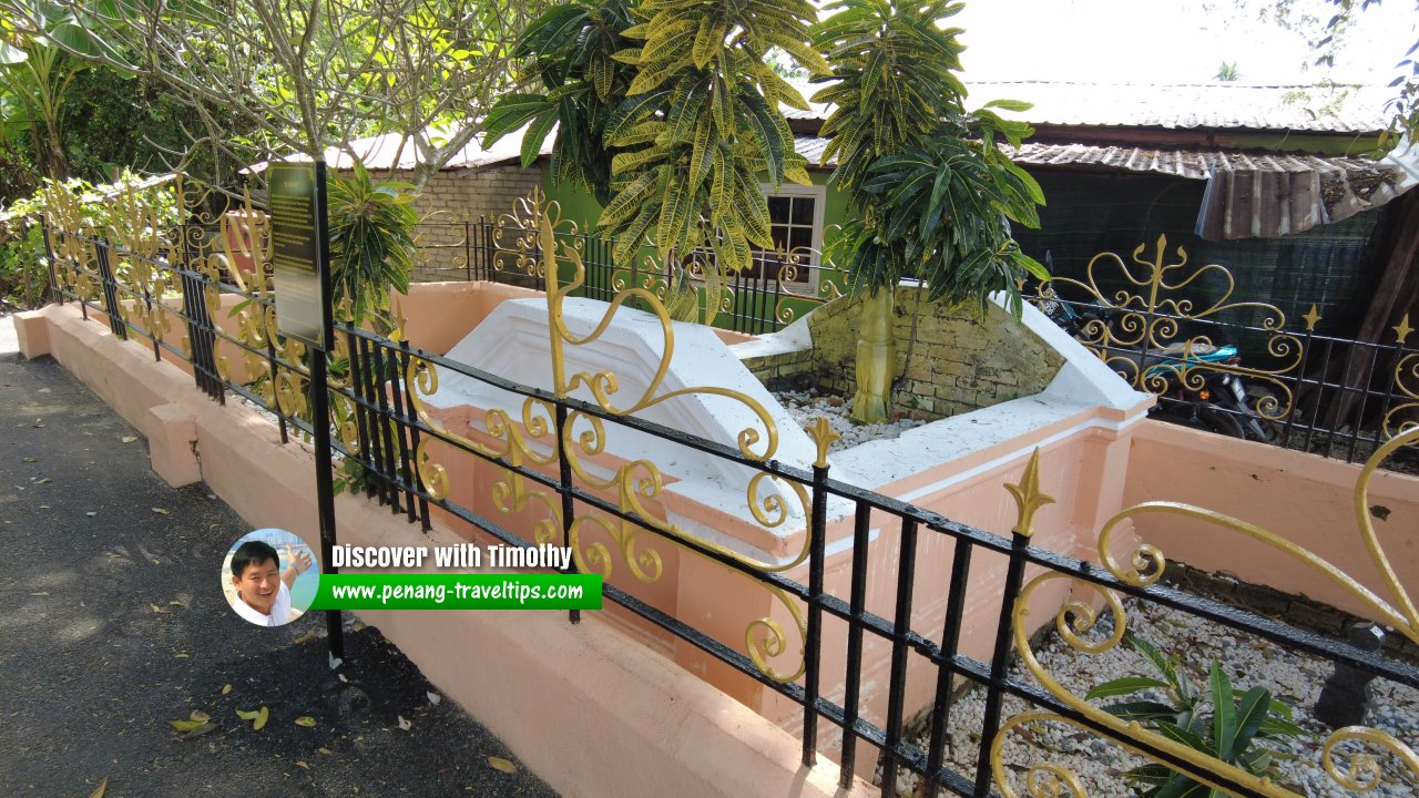 Makam Tunku Haidar Ali Shah, Pulau Sayak, Kedah