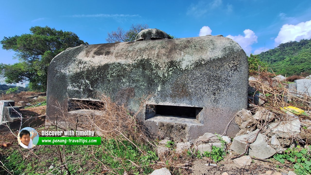 Pillbox B, Mount Erskine Cemetery