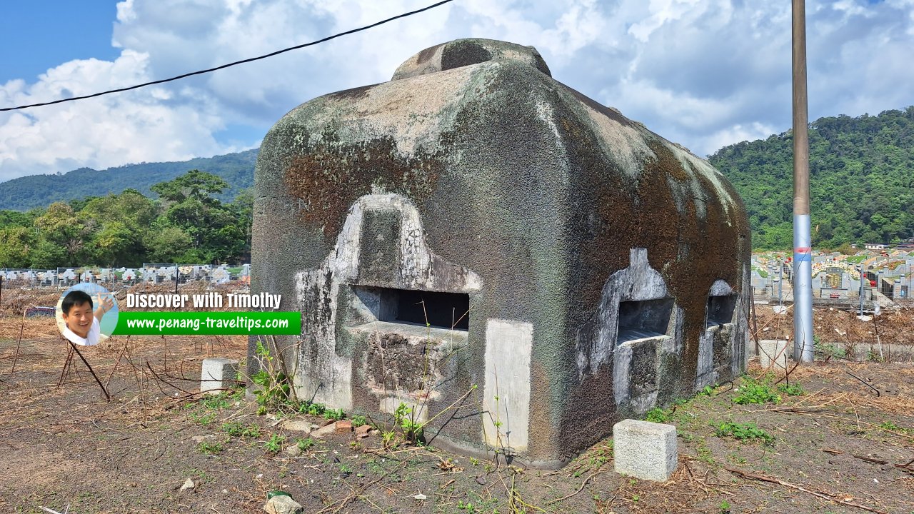 Pillbox C, Mount Erskine Cemetery