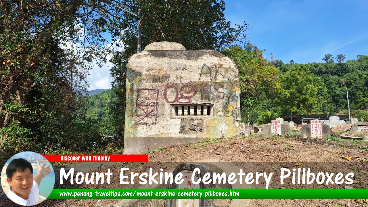 Pillbox A, Mount Erskine Cemetery