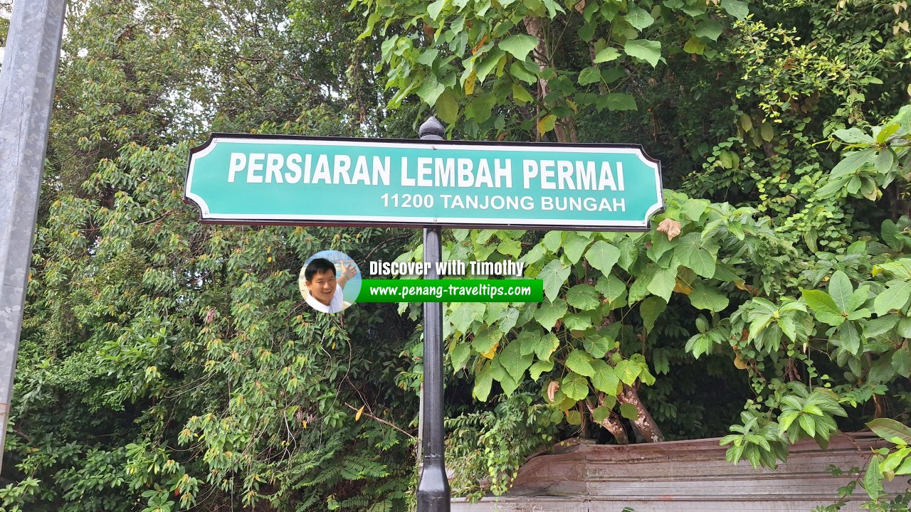 Persiaran Lembah Permai roadsign