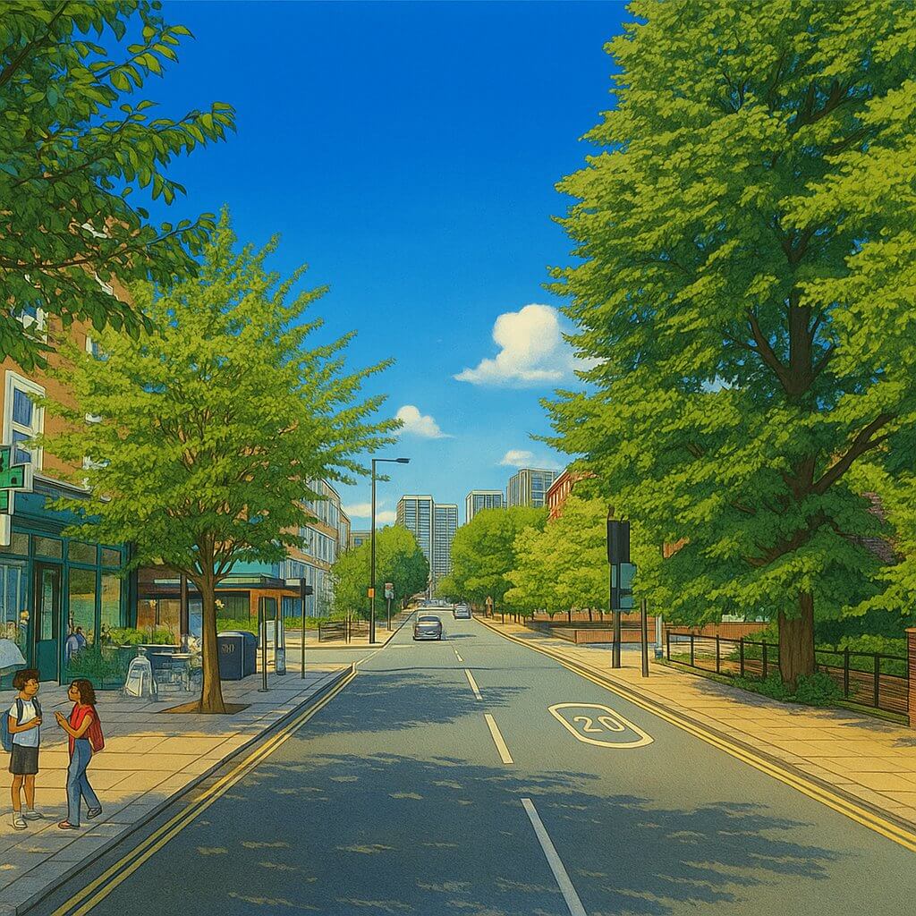 Artwork of Abbey Road, London