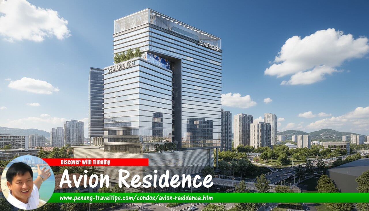 Artist impression of Avion Residence at Le M&eacute;ridien Penang Airport