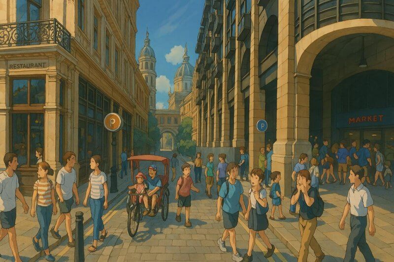 Painting of Canon Row