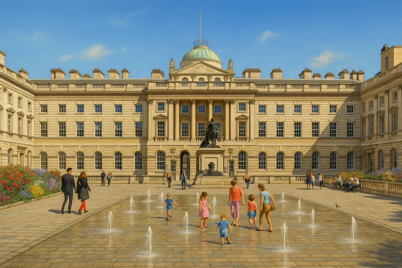 Painting of Courtauld Gallery, London