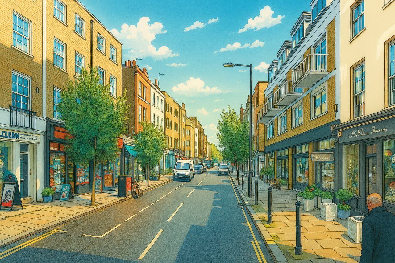Painting of Crawford Street