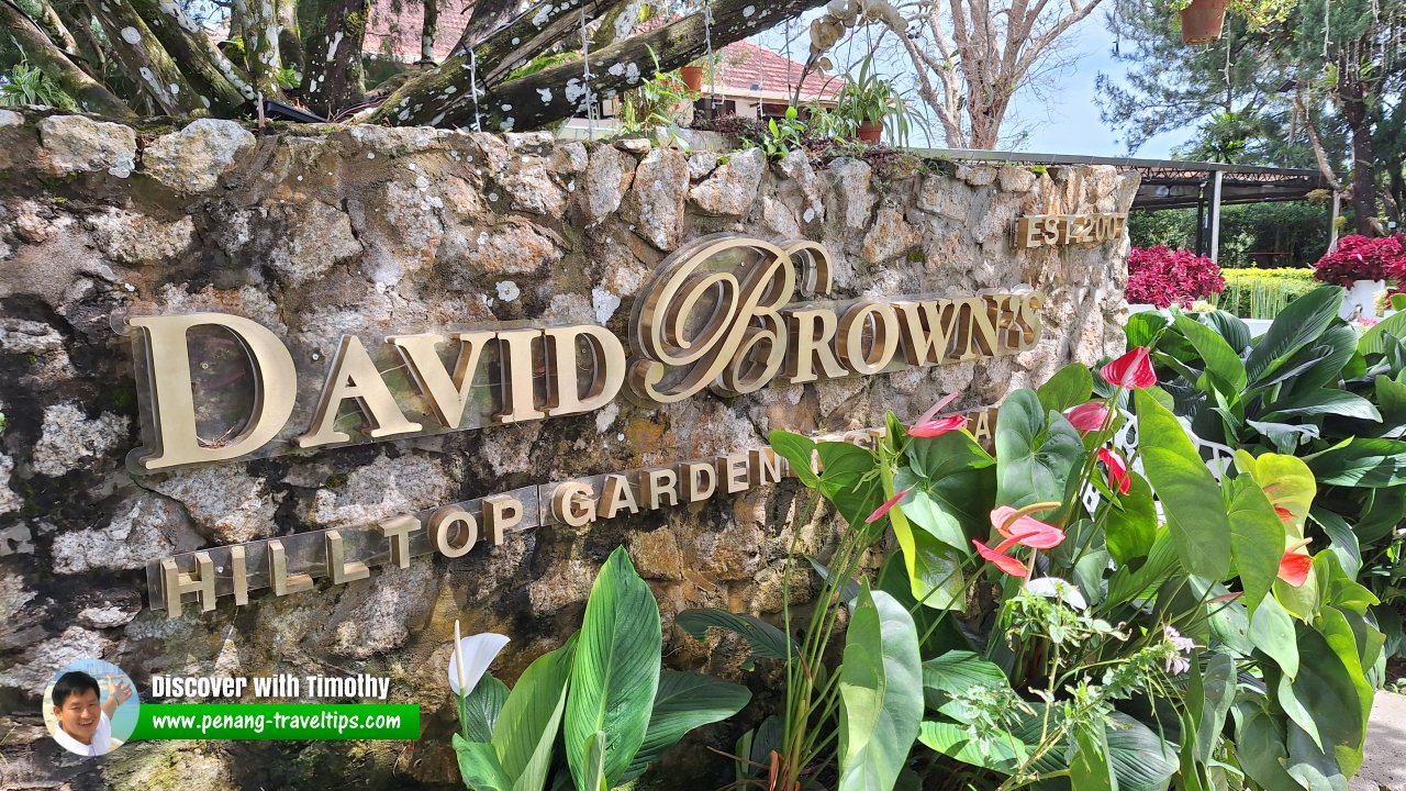 David Brown's Hilltop Garden Restaurant