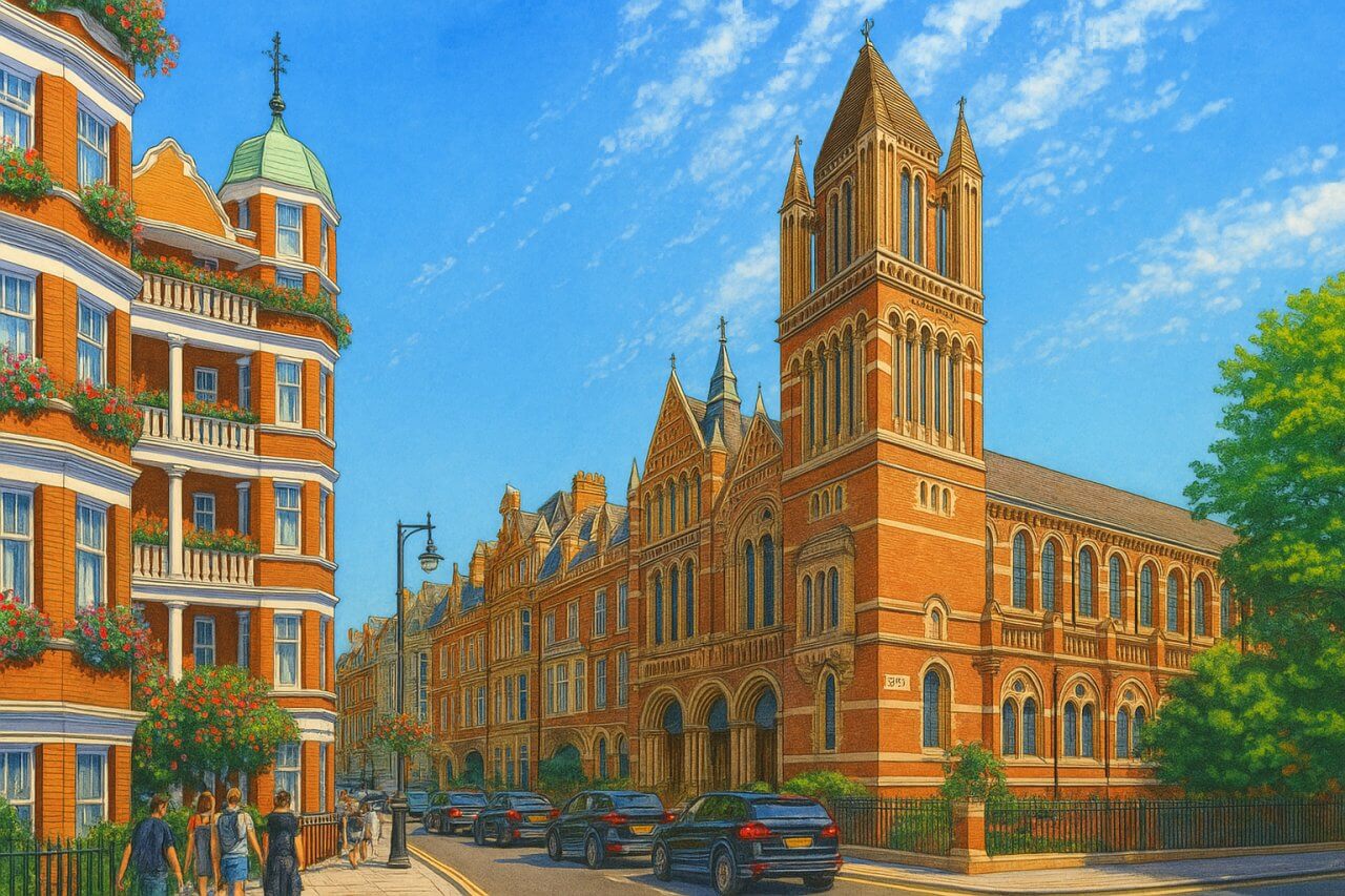Painting of Duke Street, London