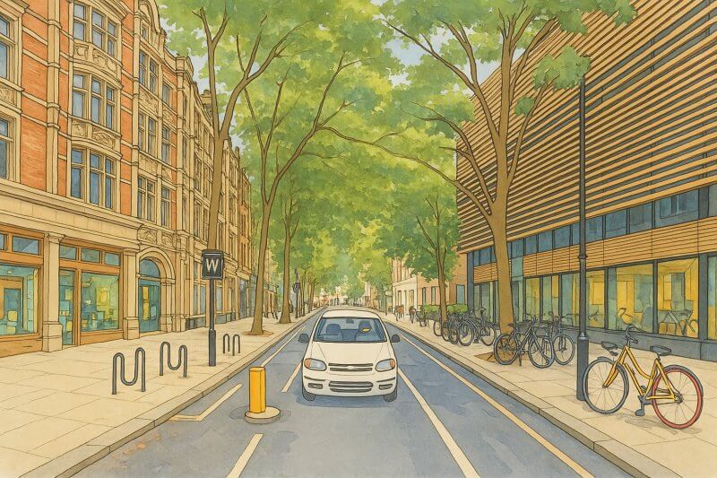 Painting of Fitzrovia