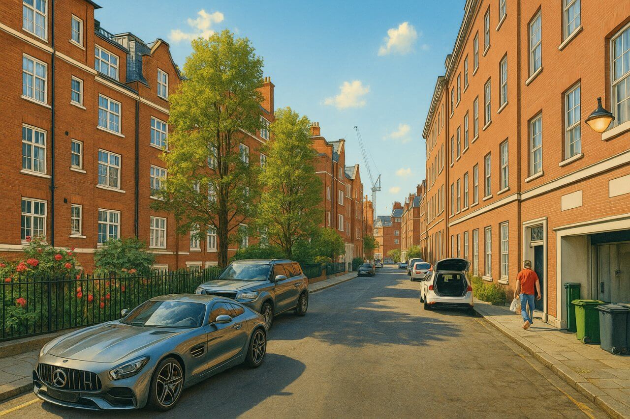 Painting of George Yard, London