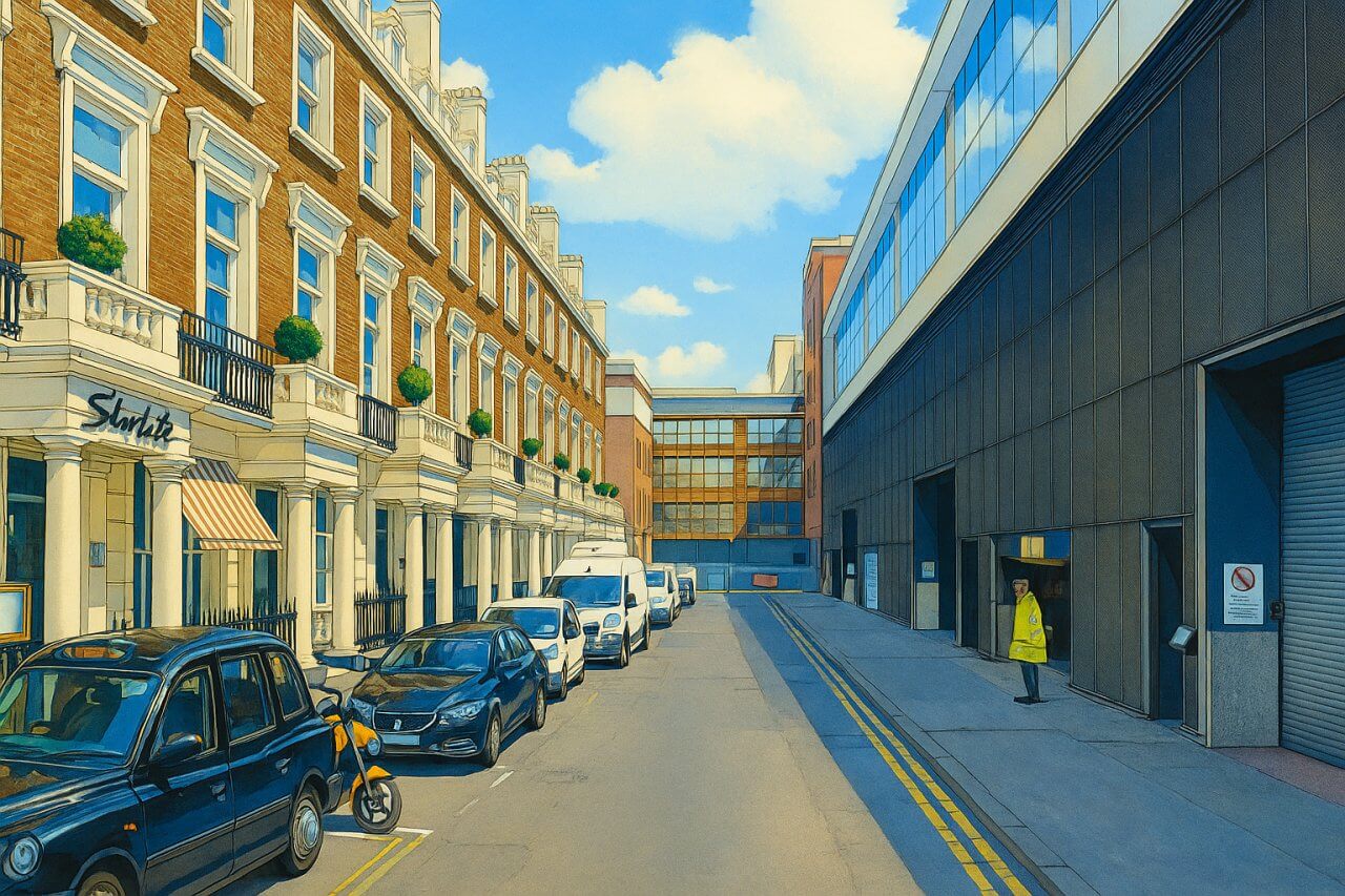 Painting of Granville Place