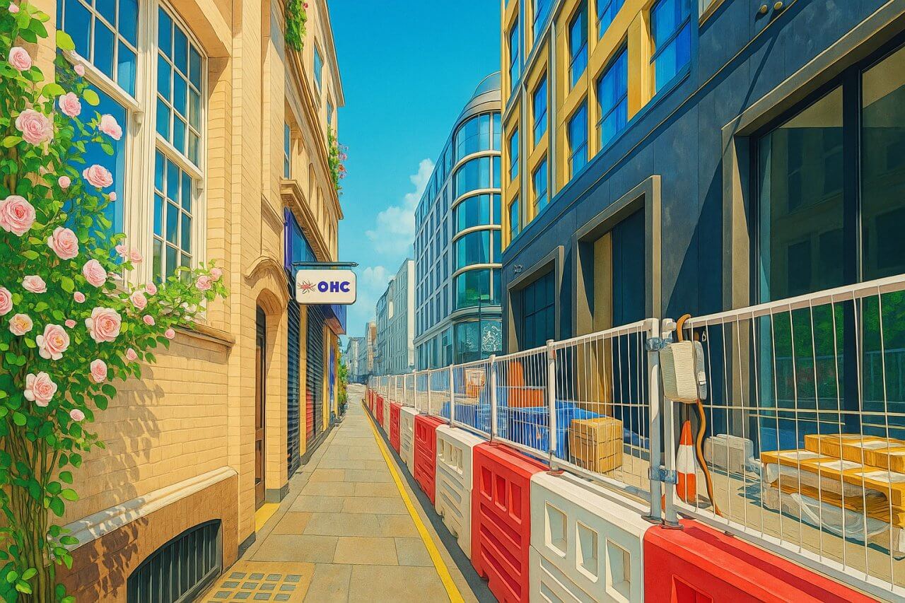 Painting of Great Chapel Street