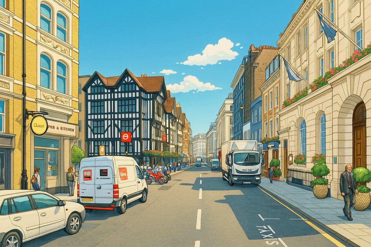 Painting of Great Marlborough Street