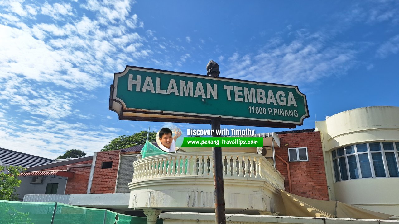 Halaman Tembaga roadsign