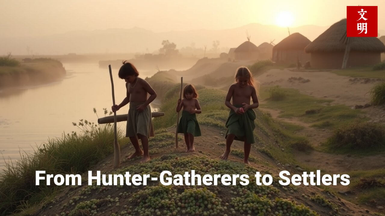 From Hunter-Gatherers to Settlers: The Shift to Agrarian Life in Ancient China