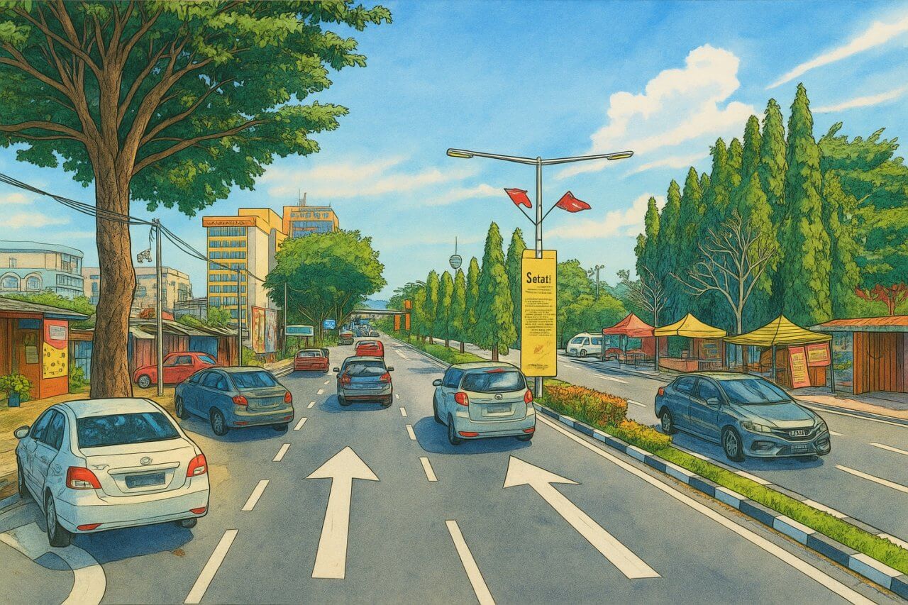 Painting of Jalan Stadium