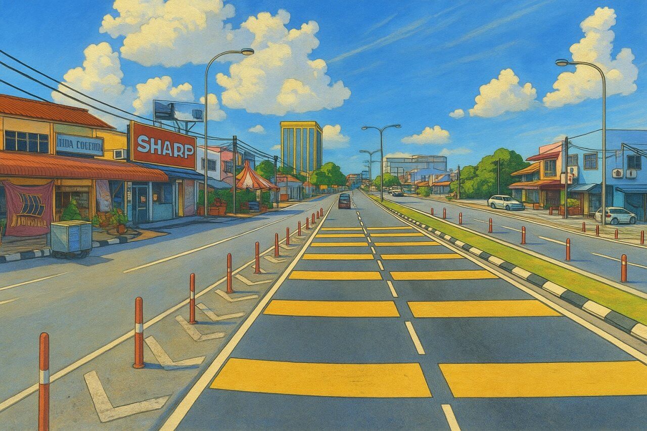 Painting of Jalan Teluk Wanjah