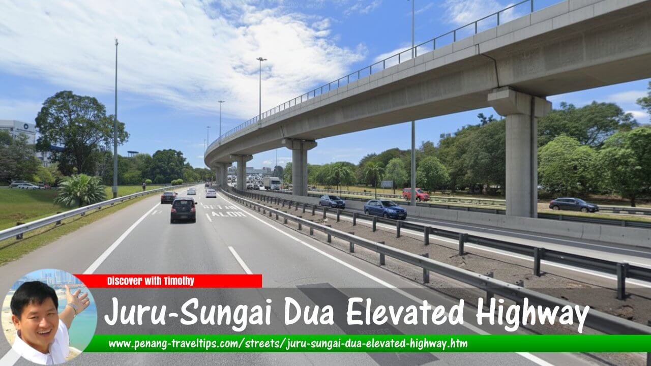 Artist Impression of the Juru-Sungai Dua Elevated Highway