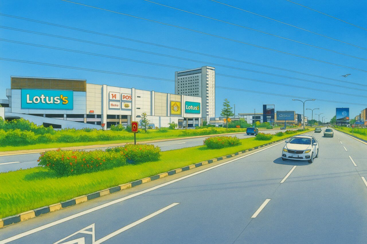 Painting of Lebuhraya Sultanah Bahiyah