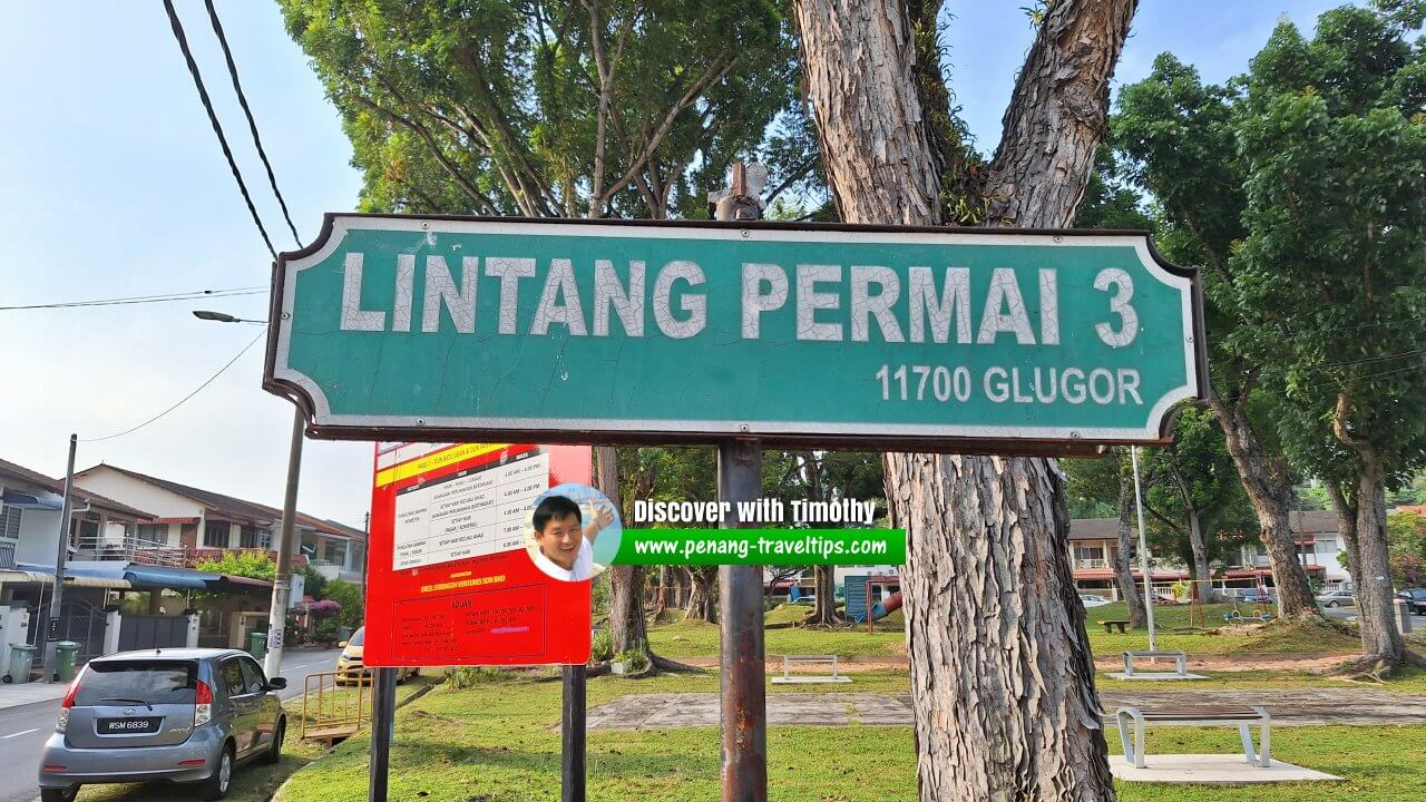 Lintang Permai 3 roadsign