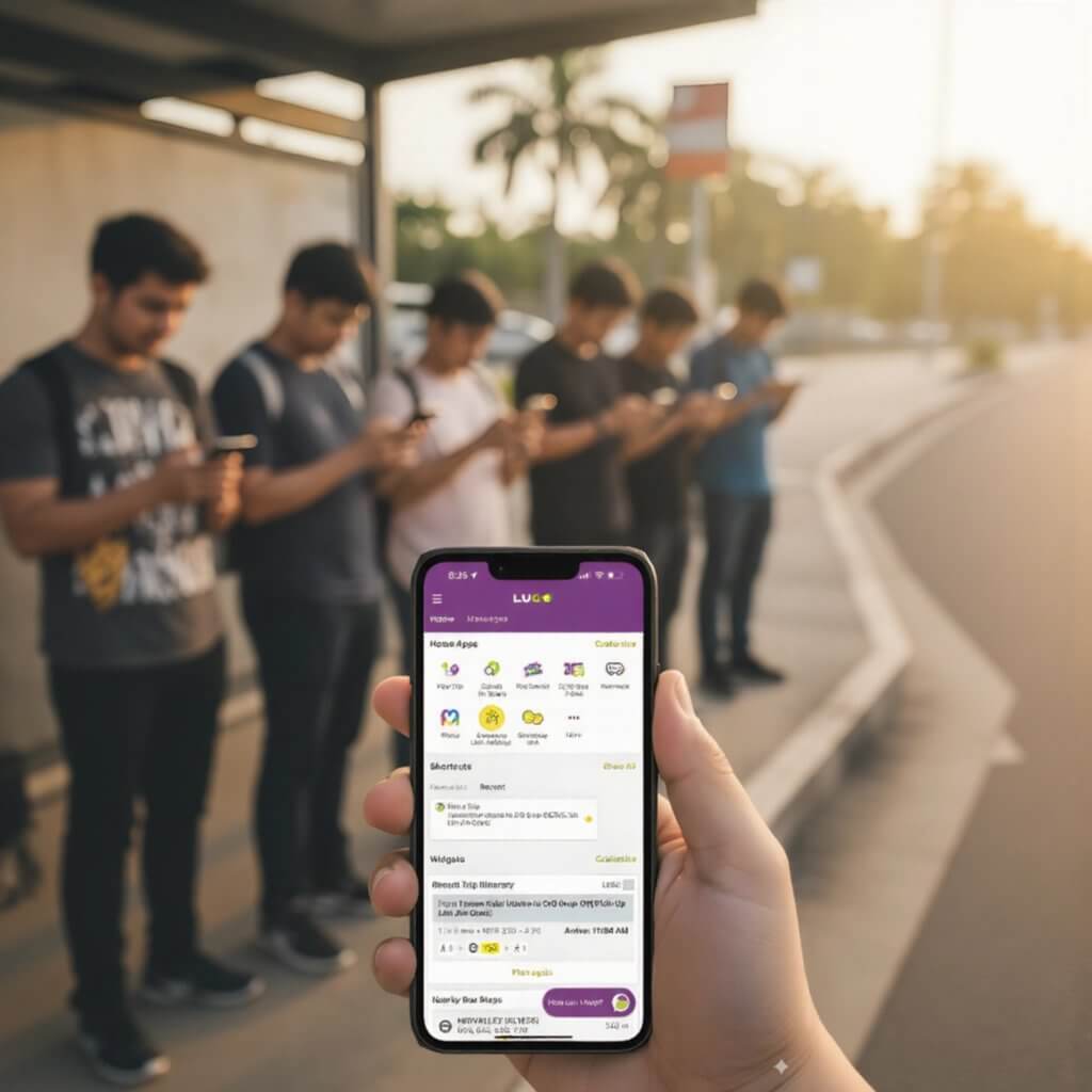 LUGO App as seen on a smartphone