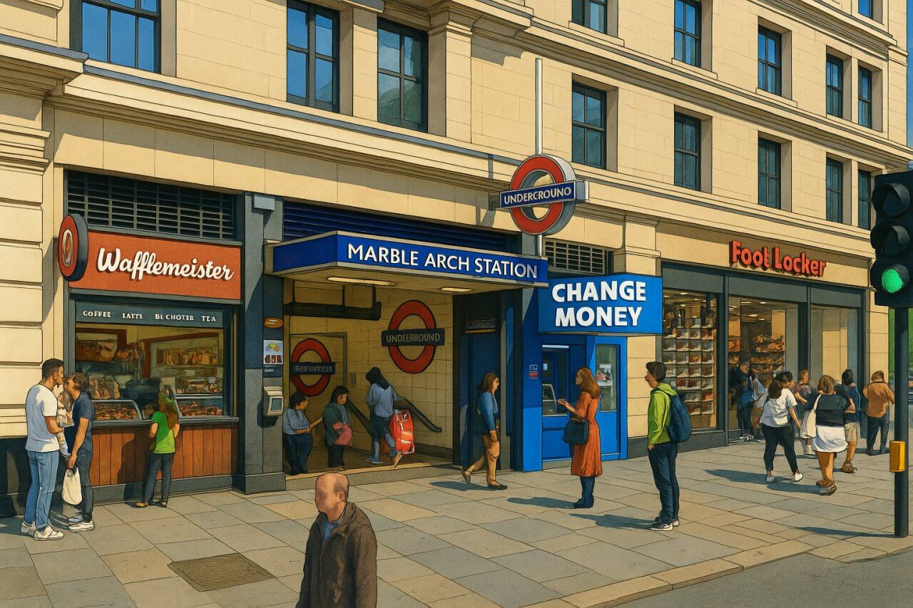 Painting of Marble Arch, London