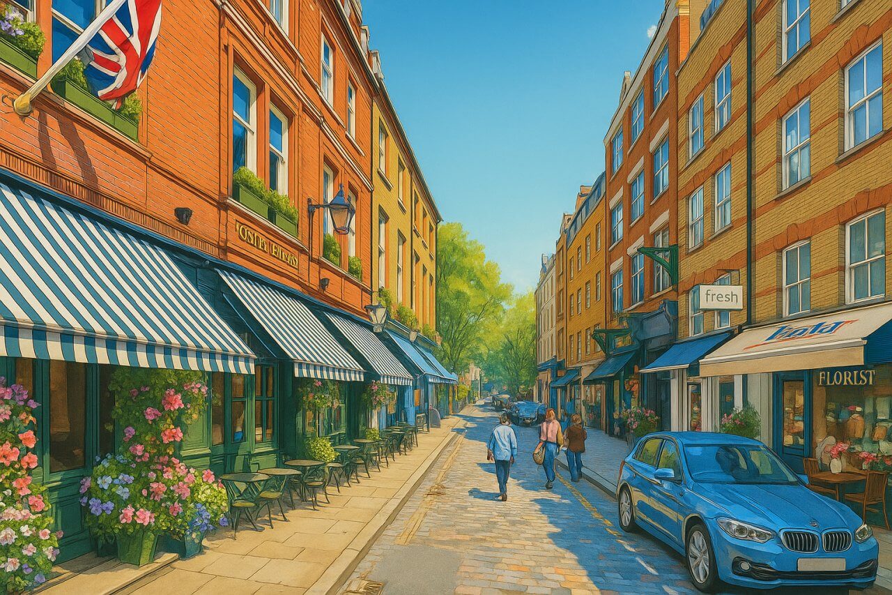 Painting of Monmouth Street