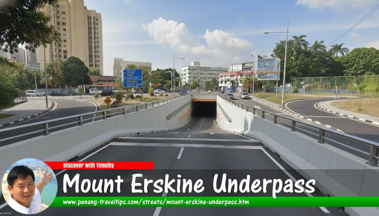 Artist�s impression of the proposed Mount Erskine Underpass connecting Jalan Mount Erskine and Jalan Burma in Penang
