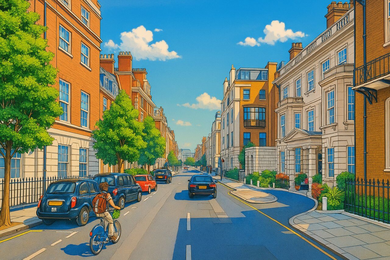 Painting of New Cavendish Street