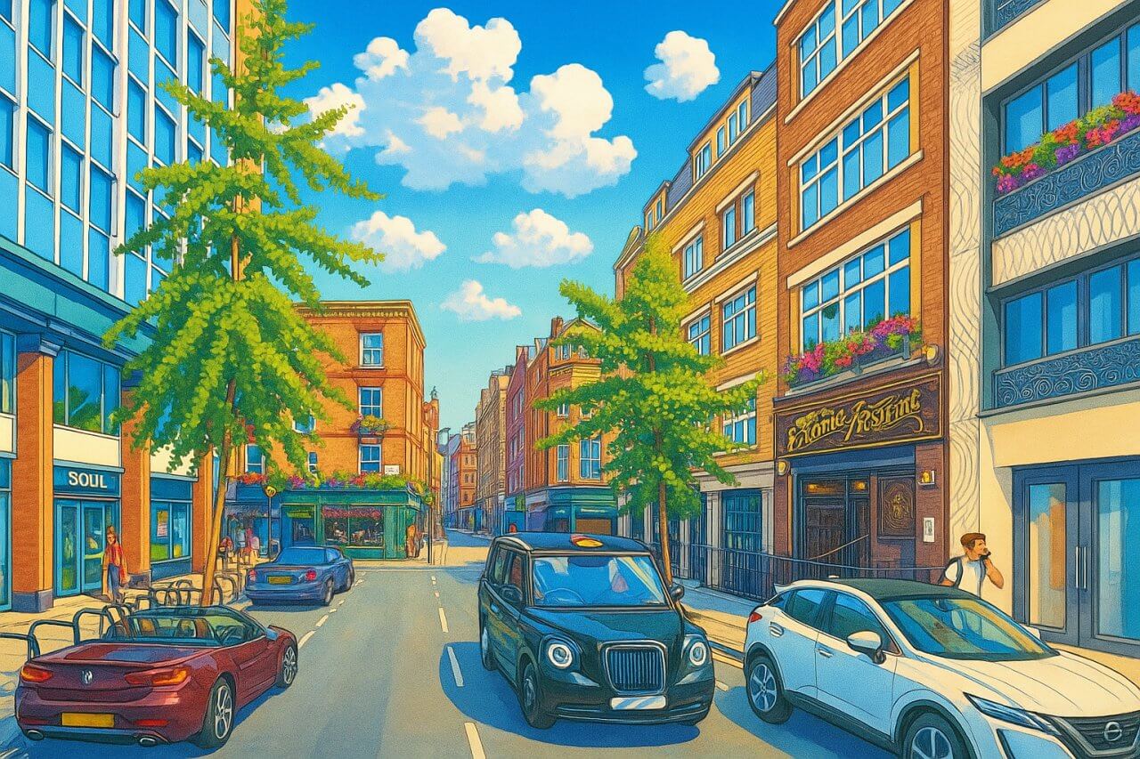 Painting of Noel Street