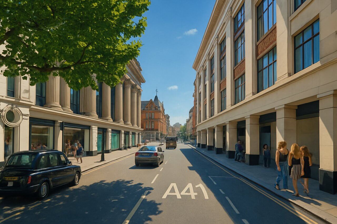 Painting of Orchard Street