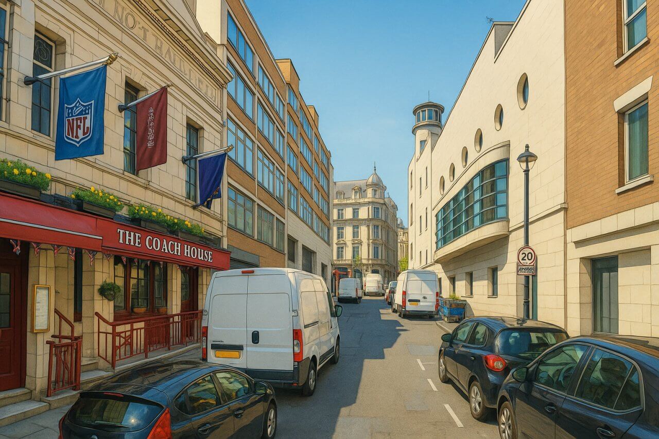 Painting of Oxendon Street, London