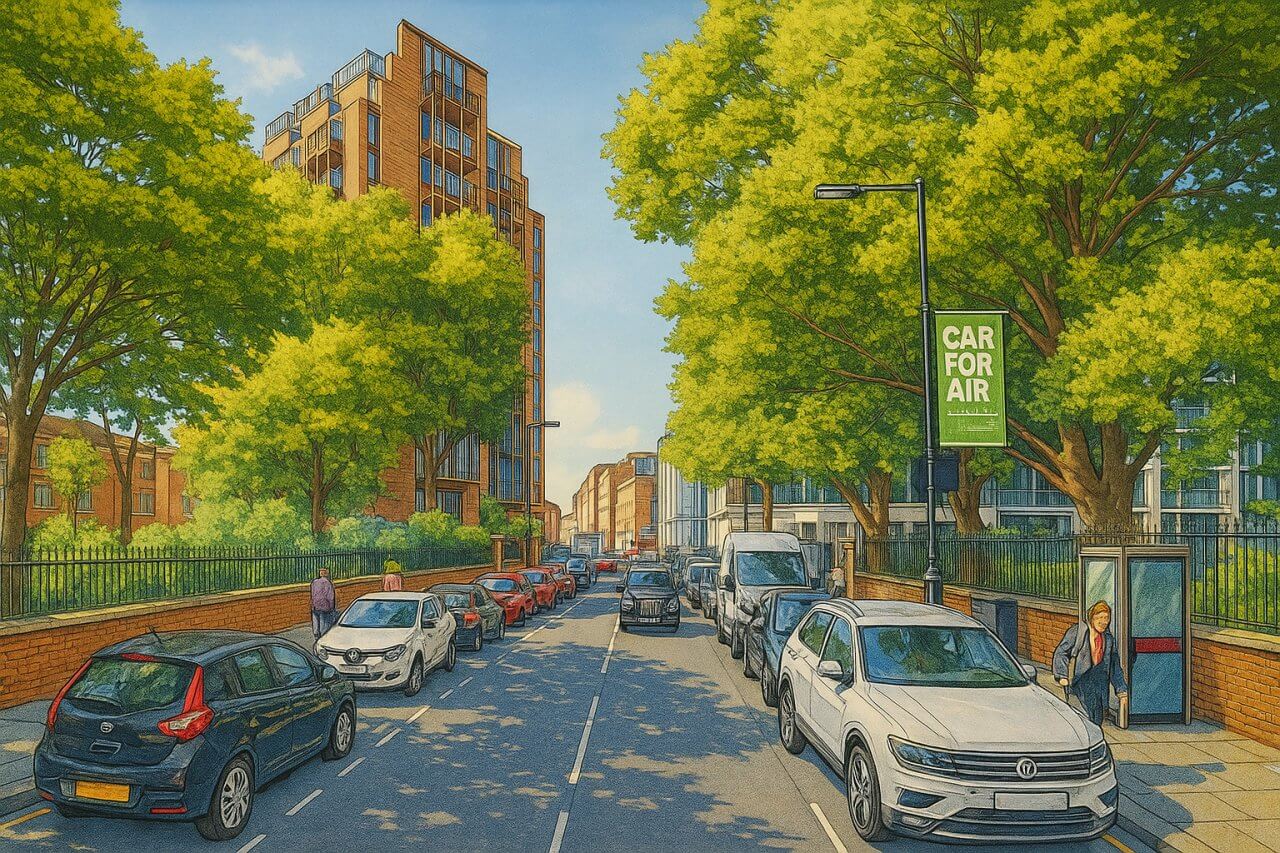 Painting of Paddington Street