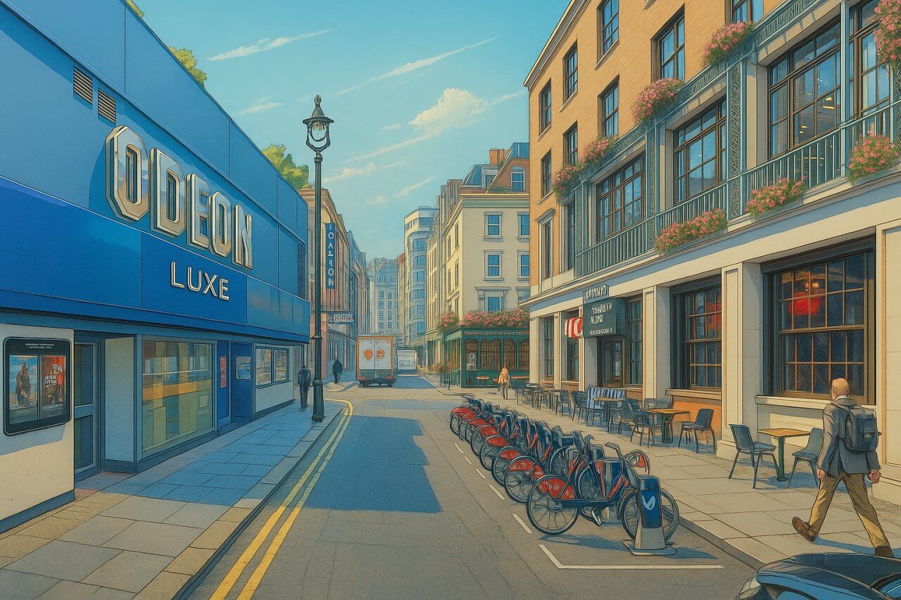 Painting of Panton Street, London