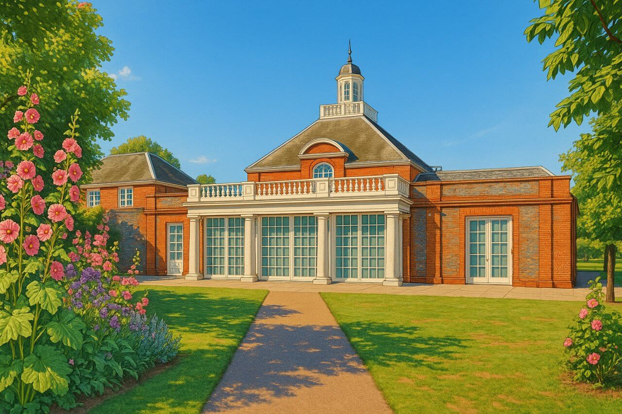 Painting of Serpentine Gallery, London