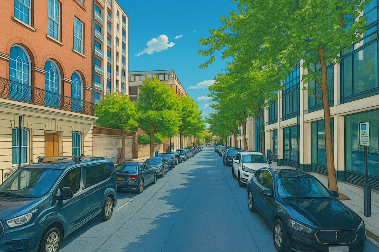 Painting of Seymour Street