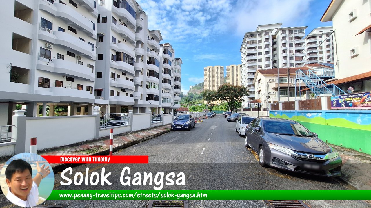 Solok Gangsa, Penang