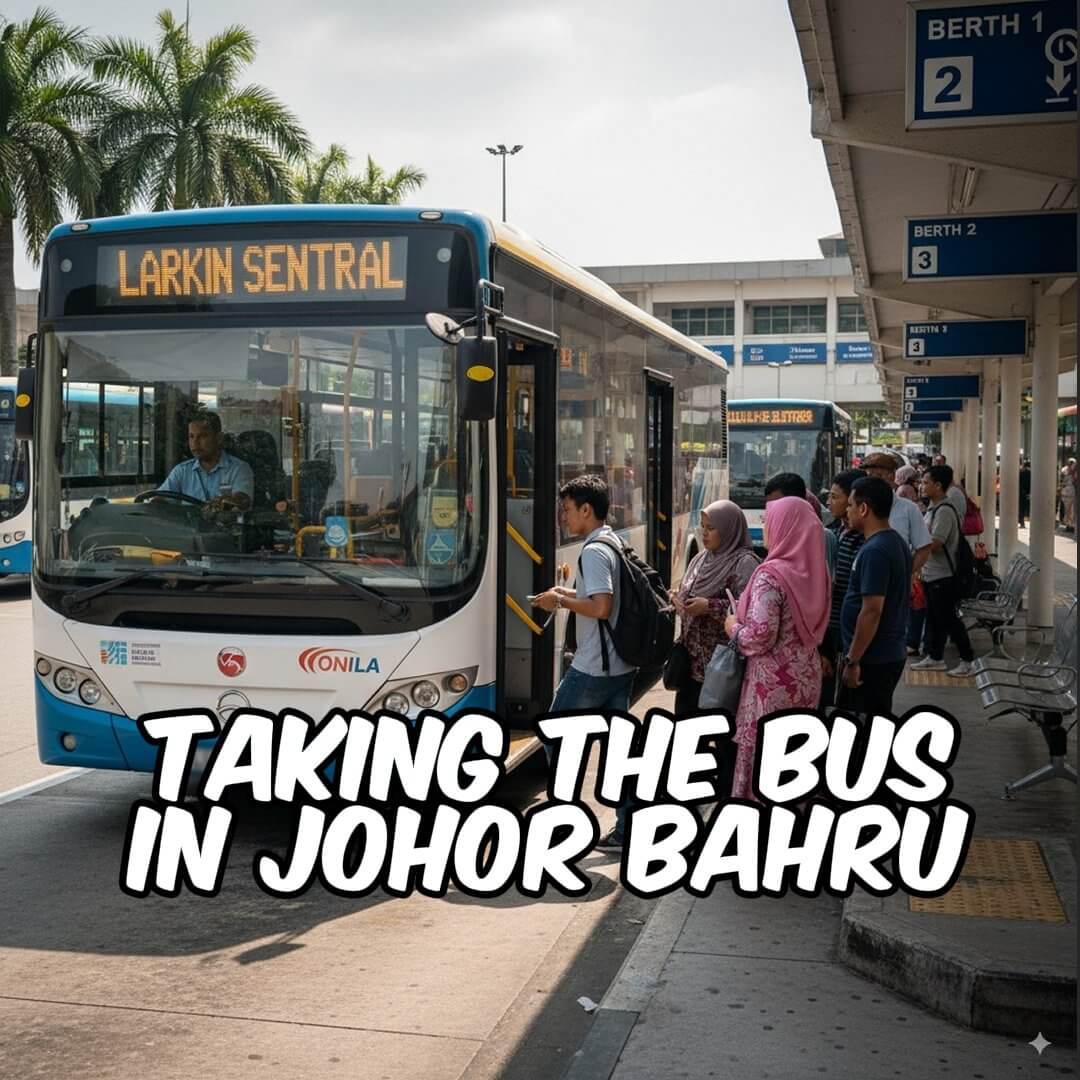 Taking the Bus in Johor Bahru