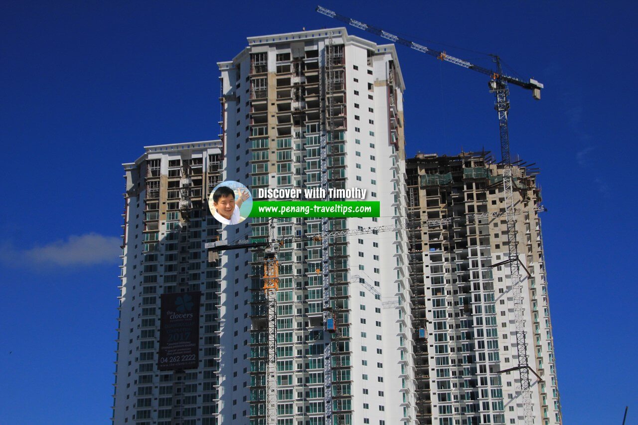 The Clovers under construction