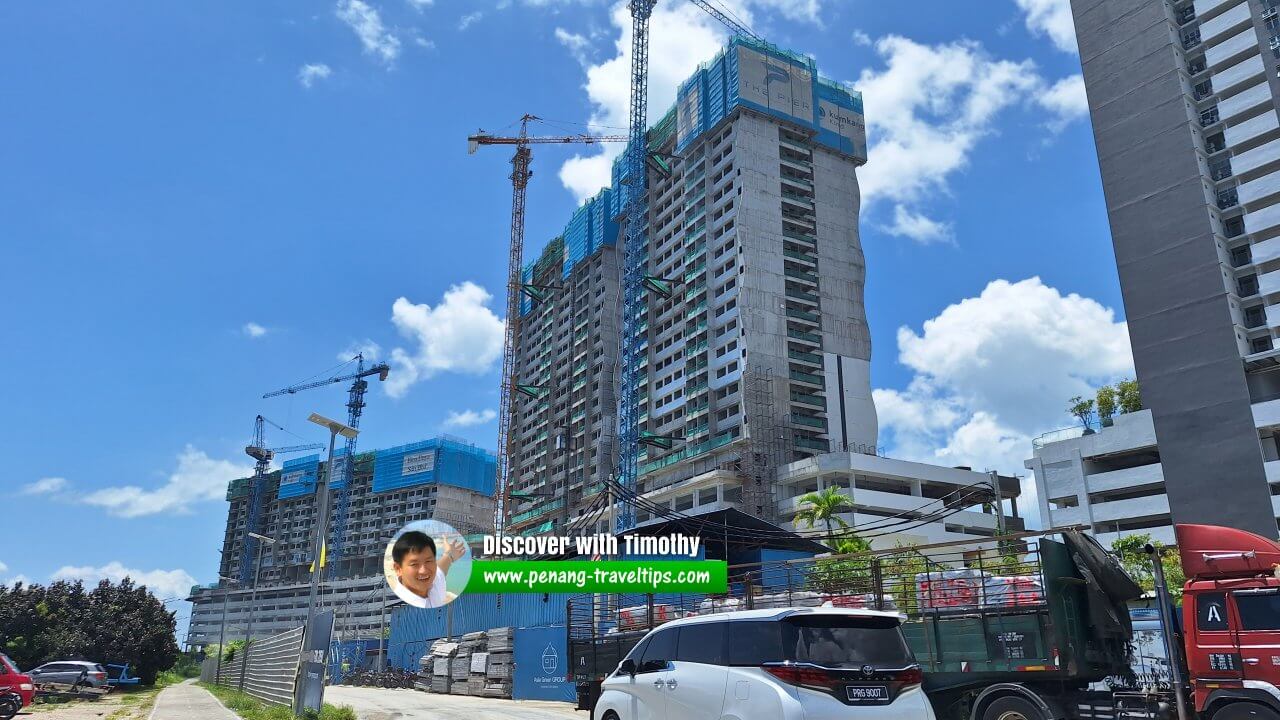 The Pier under construction