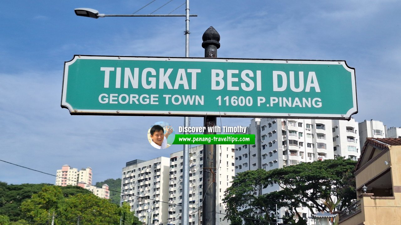 Tingkat Besi 2 roadsign